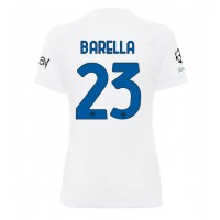 Inter Milan Nicolo Barella #23 Vonkajší Ženy futbalový dres 2023-24 Krátky Rukáv